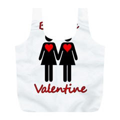 Be My Valentine 2 Full Print Recycle Bags (l) 