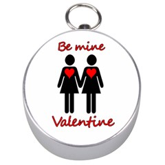 Be My Valentine 2 Silver Compasses by Valentinaart