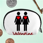 Be my Valentine 2 Accessory Pouches (Large)  Front