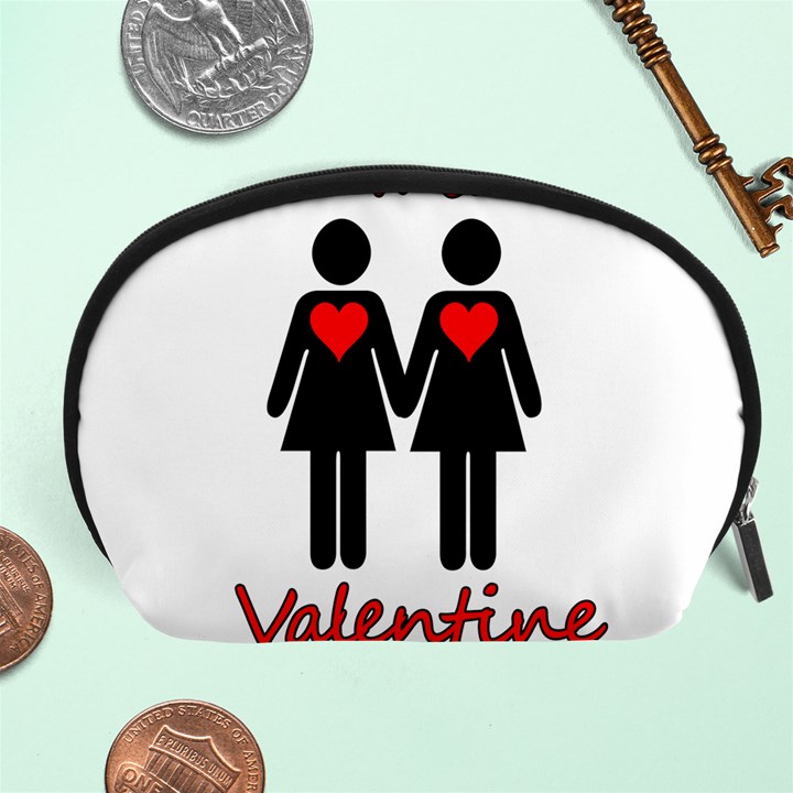 Be my Valentine 2 Accessory Pouches (Large) 