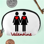 Be my Valentine 2 Accessory Pouches (Large)  Back