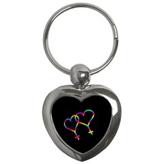 Love Is Love Key Chains (heart)  by Valentinaart