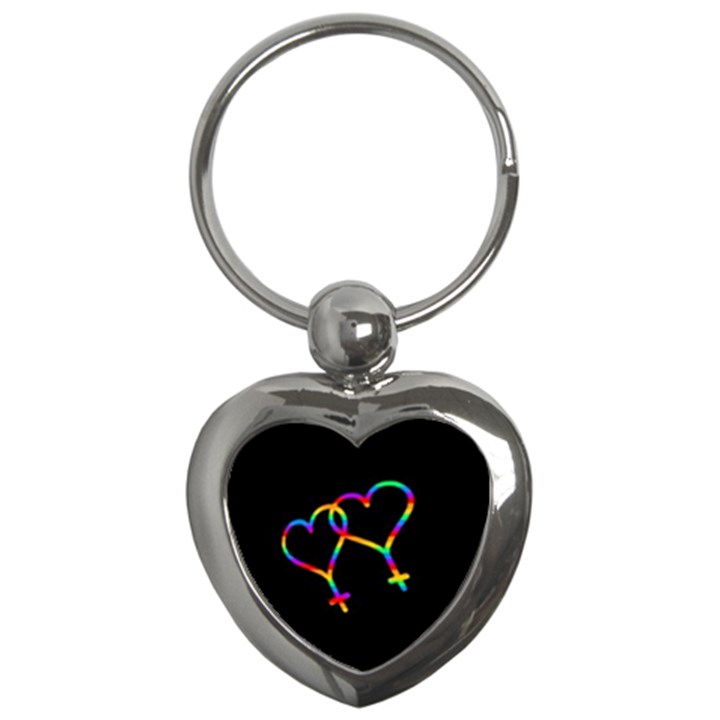 Love is love Key Chains (Heart) 