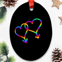 Love Is Love Ornament (oval)  by Valentinaart