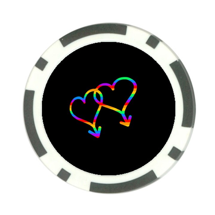 Love is love Poker Chip Card Guards