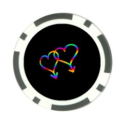 Love Is Love Poker Chip Card Guards (10 Pack) 