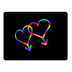 Love Is Love Fleece Blanket (small) by Valentinaart