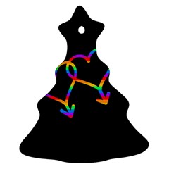 Love Is Love Christmas Tree Ornament (2 Sides)