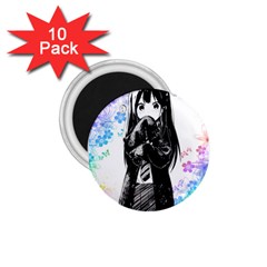 Shy Anime Girl 1.75  Magnets (10 pack) 