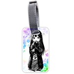 Shy Anime Girl Luggage Tags (One Side)  Front