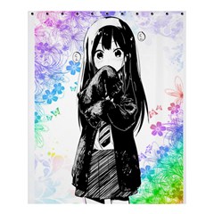 Shy Anime Girl Shower Curtain 60  X 72  (medium)  by Brittlevirginclothing