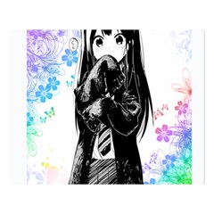 Shy Anime Girl Double Sided Flano Blanket (large)  by Brittlevirginclothing