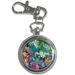 Butterflies, Bubbles, And Flowers Key Chain Watches by WolfepawFractals