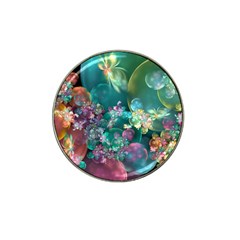 Butterflies, Bubbles, And Flowers Hat Clip Ball Marker by WolfepawFractals