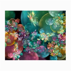 Butterflies, Bubbles, And Flowers Small Glasses Cloth by WolfepawFractals