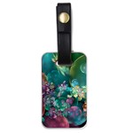 Butterflies, Bubbles, And Flowers Luggage Tags (One Side)  Front