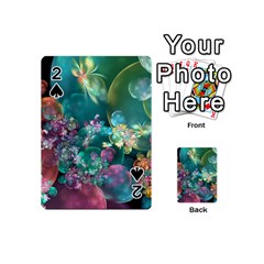 Butterflies, Bubbles, And Flowers Playing Cards 54 (mini) 