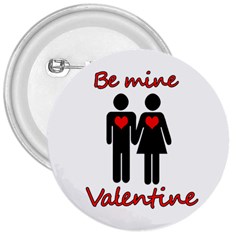 Be Mine Valentine 3  Buttons