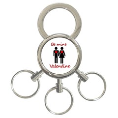 Be Mine Valentine 3-ring Key Chains