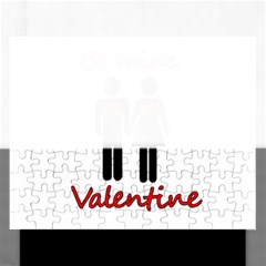 Be Mine Valentine Rectangular Jigsaw Puzzl