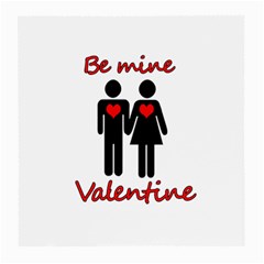 Be Mine Valentine Medium Glasses Cloth (2-side) by Valentinaart