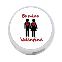 Be Mine Valentine 4-port Usb Hub (two Sides)  by Valentinaart