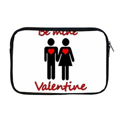 Be Mine Valentine Apple Macbook Pro 17  Zipper Case by Valentinaart