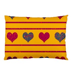 Decorative Harts Pattern Pillow Case by Valentinaart