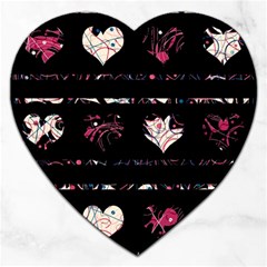 Elegant Harts Pattern Jigsaw Puzzle (heart)