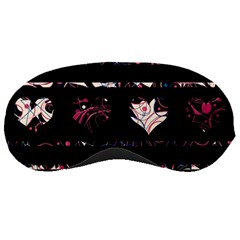 Elegant Harts Pattern Sleeping Masks