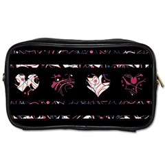 Elegant Harts Pattern Toiletries Bags 2-side