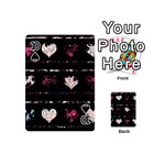 Elegant harts pattern Playing Cards 54 (Mini)  Front - Spade10