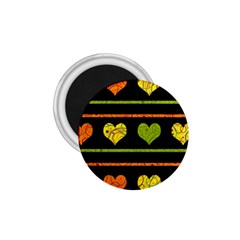 Colorful Harts Pattern 1 75  Magnets