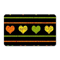 Colorful Harts Pattern Magnet (rectangular) by Valentinaart