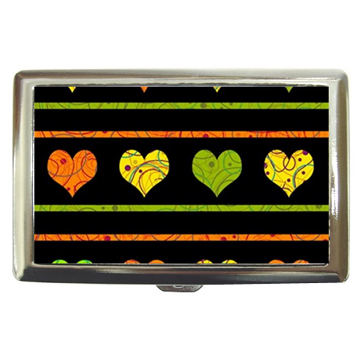 Colorful harts pattern Cigarette Money Cases