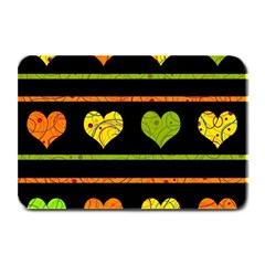 Colorful Harts Pattern Plate Mats by Valentinaart