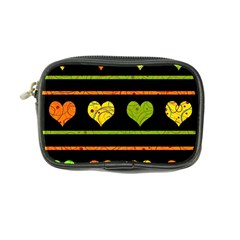 Colorful Harts Pattern Coin Purse by Valentinaart