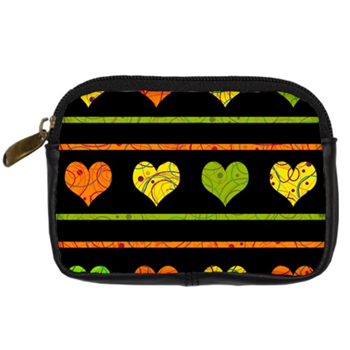 Colorful harts pattern Digital Camera Cases