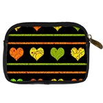 Colorful harts pattern Digital Camera Cases Back