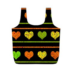 Colorful Harts Pattern Full Print Recycle Bags (m)  by Valentinaart