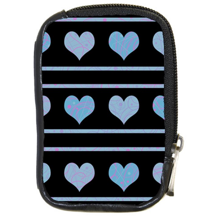 Blue harts pattern Compact Camera Cases