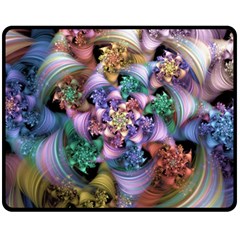 Pong Synth Curl Amorina 02 Whiskey 01 Peggi 05 Pstl Pz Pix Fleece Blanket (medium)  by WolfepawFractals