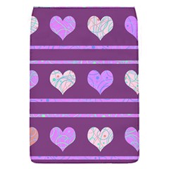 Purple Harts Pattern 2 Flap Covers (s) 