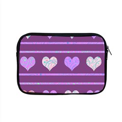 Purple Harts Pattern 2 Apple Macbook Pro 15  Zipper Case