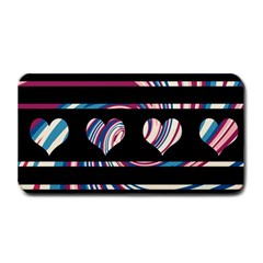 Colorful Harts Pattern Medium Bar Mats