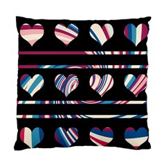 Colorful Harts Pattern Standard Cushion Case (one Side)