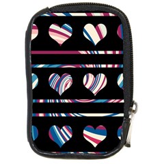 Colorful Harts Pattern Compact Camera Cases by Valentinaart