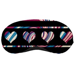 Colorful Harts Pattern Sleeping Masks by Valentinaart