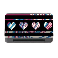 Colorful Harts Pattern Memory Card Reader With Cf