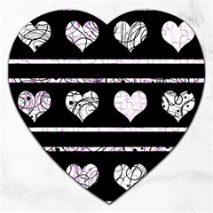 Elegant Harts Pattern Jigsaw Puzzle (heart)